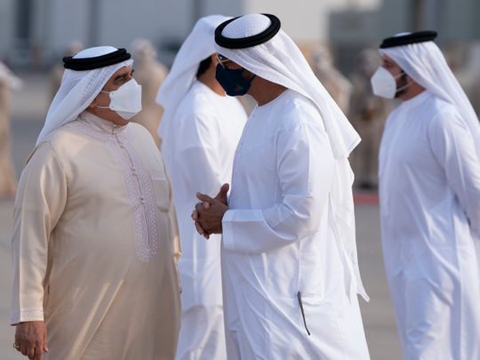 UAE: Mohamed Bin Zayed receives Bahrain’s King Hamad