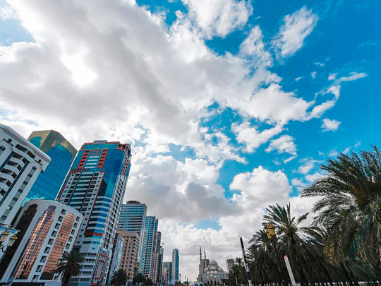 UAE weather: Cloudy skies across the country, it will rain over some islands off the coast of Abu Dhabi
