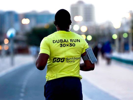 Photos: Dubai transforms into a running track for Dubai Run 2020