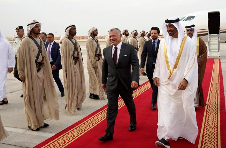 Jordan, Bahrain and UAE discuss peace for Palestinians in Abu Dhabi summit