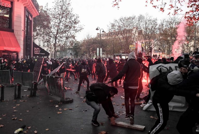 French police risk charges over black man’s beating after clashes