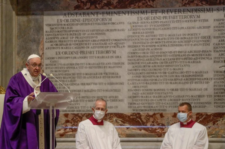 Pope Francis appeals for ‘prayers, charity’ as global pandemic toll surges