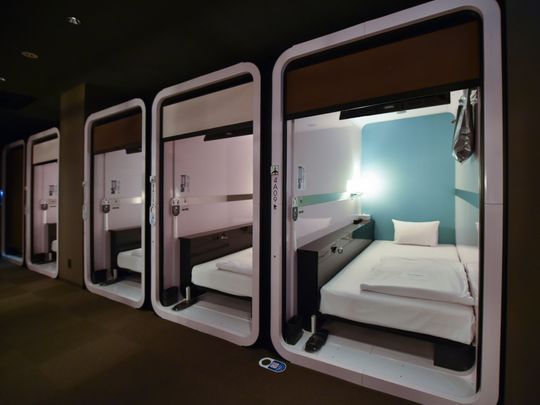 Photos: Inside an airplane cabin-style hotel in Tokyo