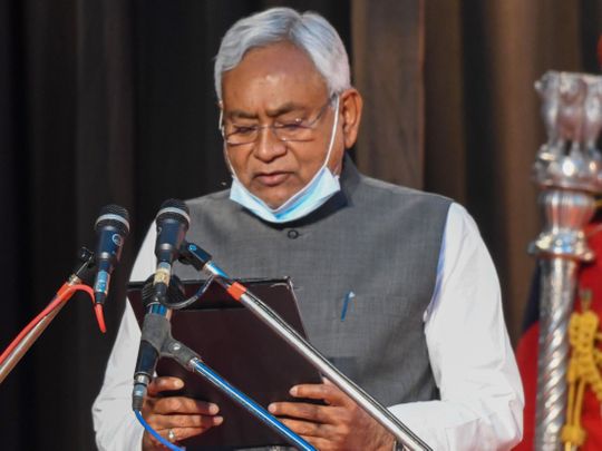 Nitish Kumar returns as Bihar CM for seventh time in 20 years