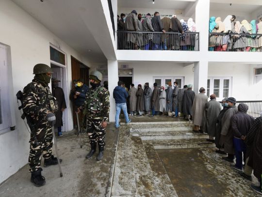 Tough security for Kashmir’s first vote since end of autonomy