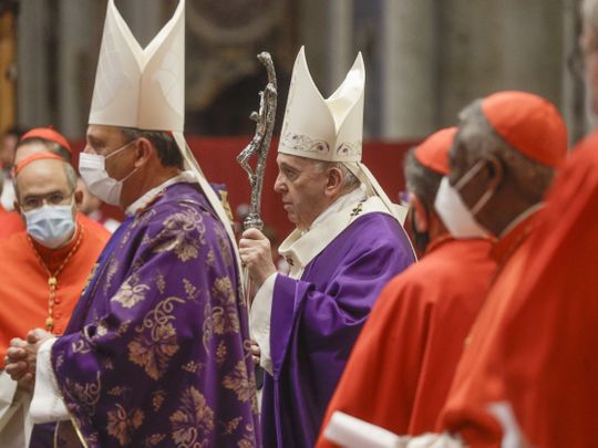 Photos: Pope Francis celebrates Mass with new cardinals