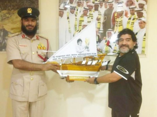 The day I met my idol Diego Maradona — at Dubai Central Jail