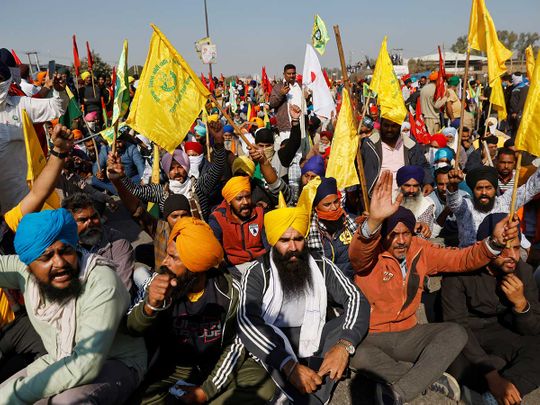 Clashes erupt as farmers blocked from entering Delhi to protest over new law