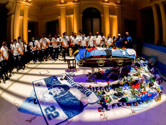 Selfies next to Diego Maradona’s open coffin costs funeral workers jobs