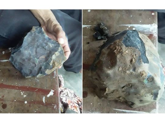 Indonesian man becomes instant millionaire after meteorite crashes through roof