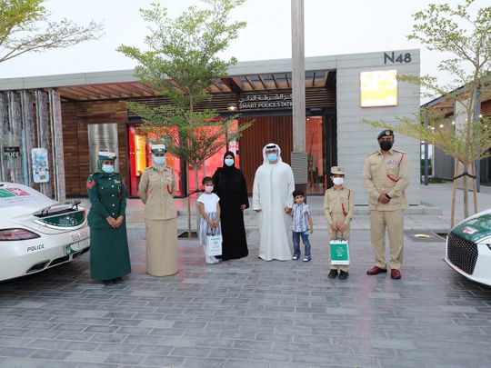 Dubai Police grants boy’s wish to be a policeman