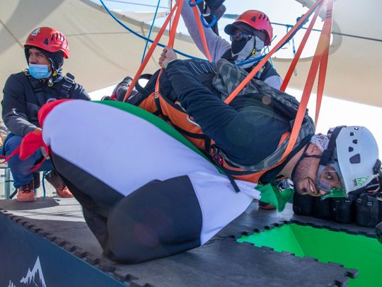 UAE National Day 2020: UAE flag flies high on the world’s longest zip line