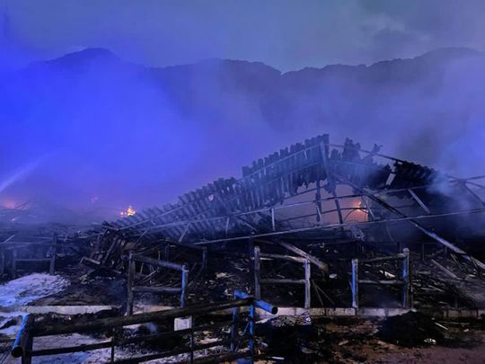 Photos: Friday Market in Masafi now heap of ashes