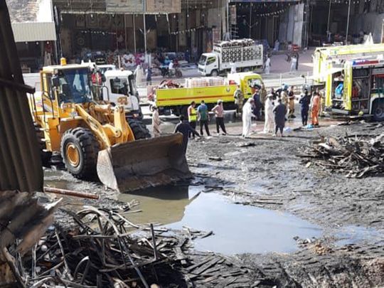 Traders at Friday Market in Masafi appeal to authorities to help them cover their loss