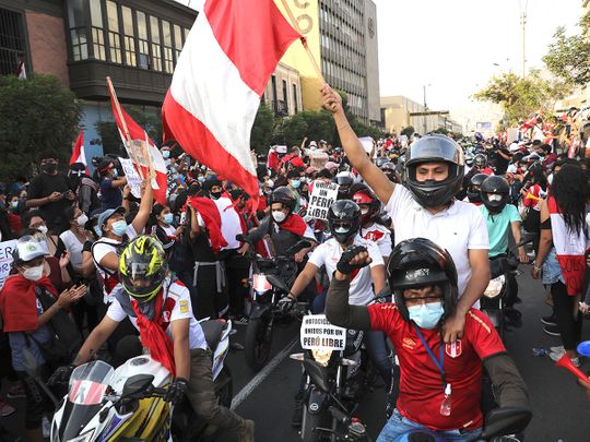 Peru hit by political crisis as interim president resigns