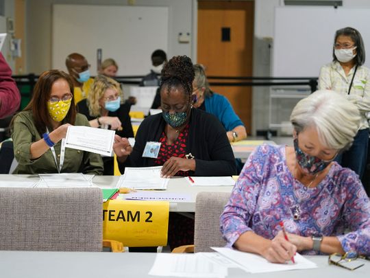 Presidential race official recount gets underway in Georgia
