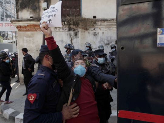 Nepal falls into political turmoil. China and India are watching