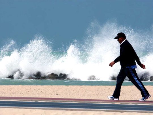 Cloudy weather across the UAE, rough sea warns NCM