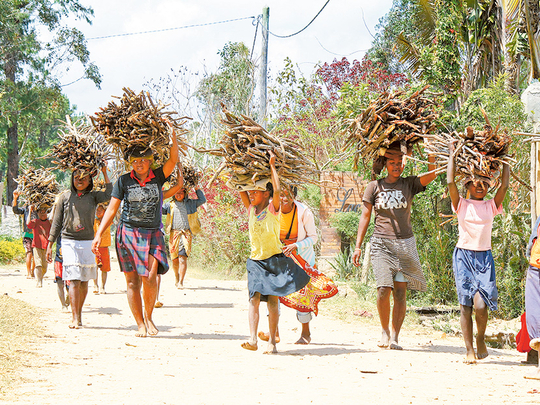 Clay quells hunger in famine-hit Madagascar