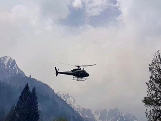 Military chopper crashes in north Pakistan, killing all 4 on board