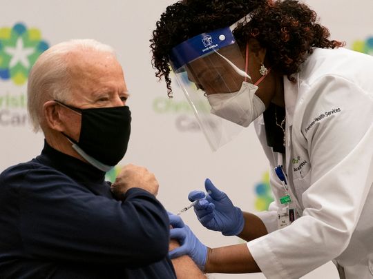 Coronavirus: Biden receives COVID-19 vaccine live on TV