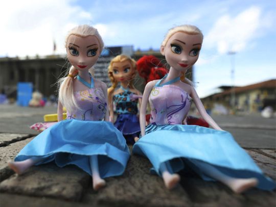 Photos: Thousand toy protest against child abuse in Colombia