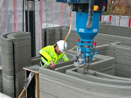 In Pictures: Germany’s first 3D-printed building