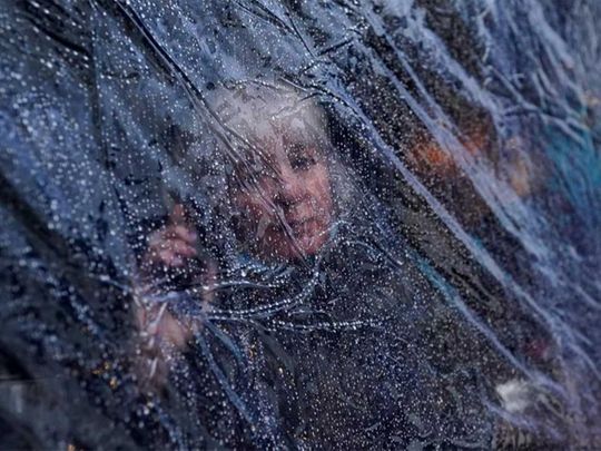 A blurry 2020: Our year of bubble living – behind plastic