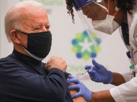 Photos: First Americans roll up sleeves for COVID-19 vaccines