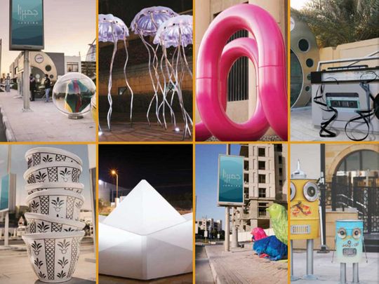 Photos: In Dubai, Jumeirah bus stops are now home to unique works of art