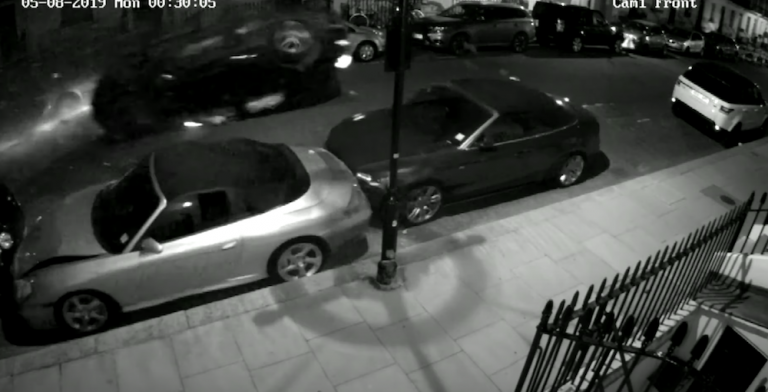 Driver who damaged cars worth millions in London given suspended prison sentence
