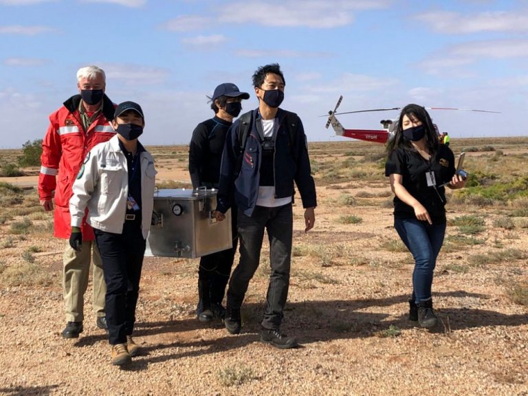 Japan’s capsule with asteroid samples retrieved in Australia