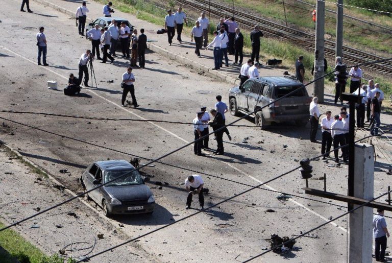 Suicide bomb in Russia’s North Caucasus injures six police