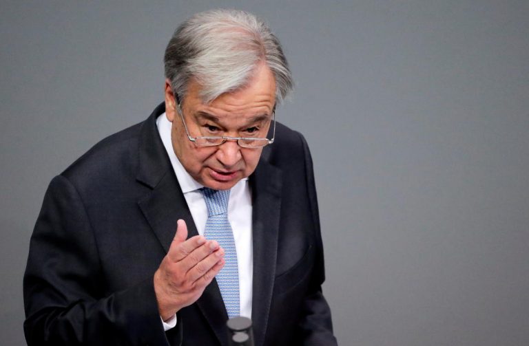 UN head stresses need of virus vaccine for all nations