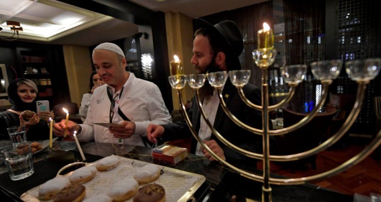 The UAE’s first open Hanukkah