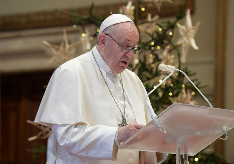 In Christmas message curbed by COVID-19, pope calls on nations to share vaccines