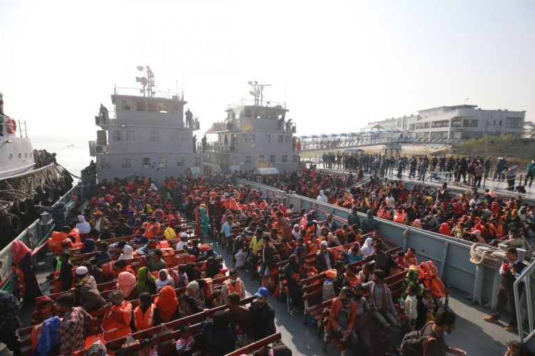 Bangladesh moves biggest group of Rohingya to isolated island