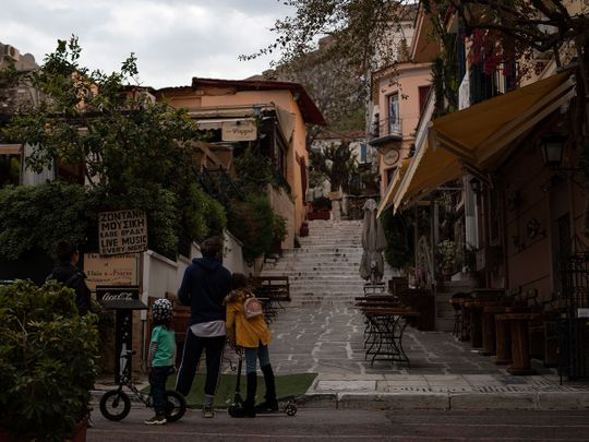 No cafes, no tourists: COVID-19 empties streets of old Athens