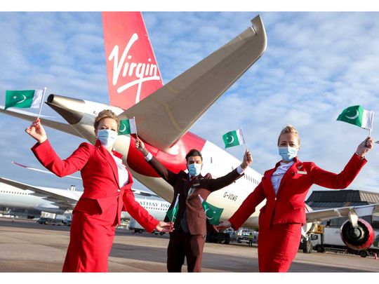 First Virgin Atlantic flight arrives in Pakistan