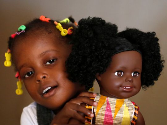 Ivory Coast company brings black dolls to African children