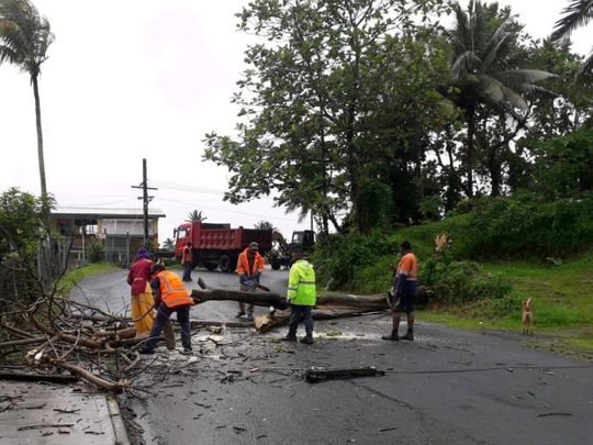 Super cyclone levels Fiji villages