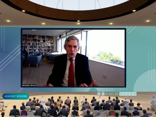 Gordon Brown calls for long-term collective change in global education