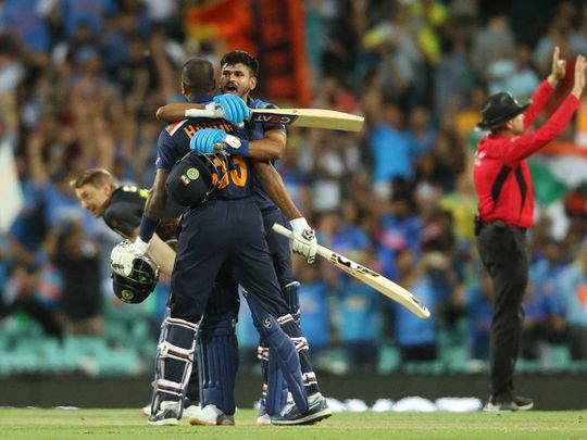 Hardik Pandya powers India to thrilling T20 series win over Australia