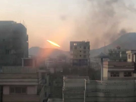 One killed as multiple rockets hit Kabul