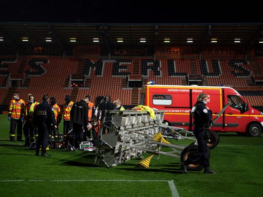 Groundskeeper dies in accident at French football stadium