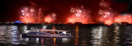 Ring in 2021 and watch Dubai fireworks aboard a ferry or abra