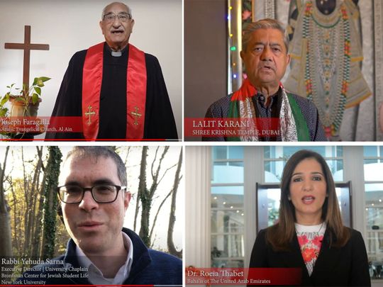Watch: Multi-faith leaders come together to share virtual wishes on UAE National Day