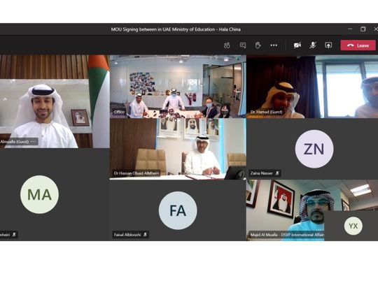 Ministry of Education signs agreement with Hala China to promote ‘Study in the UAE’