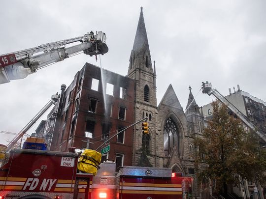US: Massive fire guts New York’s Middle Collegiate Church