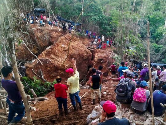 Nicaragua sends rescue units to site of mine collapse